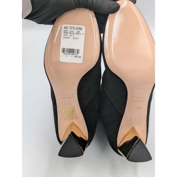 Nicholas Kirkwood Women’s Suede Prism Ankle Boots Black EU35.5 - Picture 6 of 11